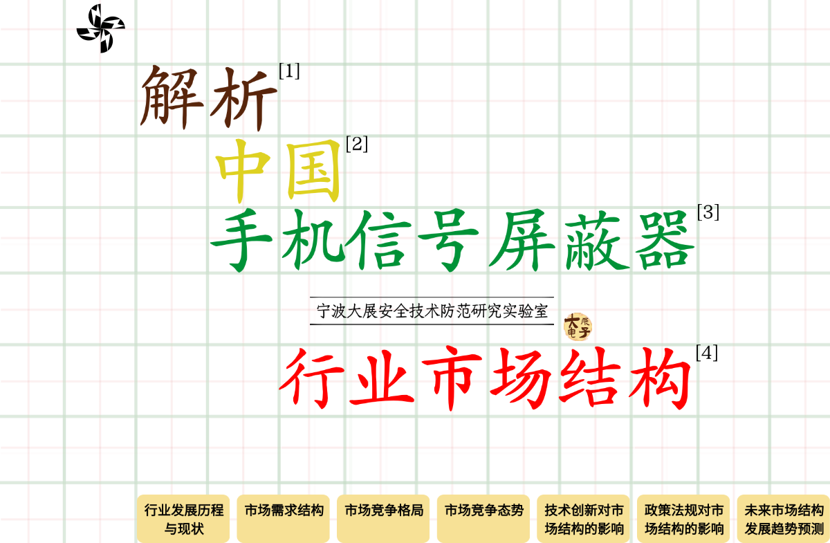 解析中國手機信號屏蔽器行業(yè)市場結(jié)構(gòu)